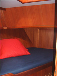 Simmerskip 950 AK Bett Vorschiffkabine